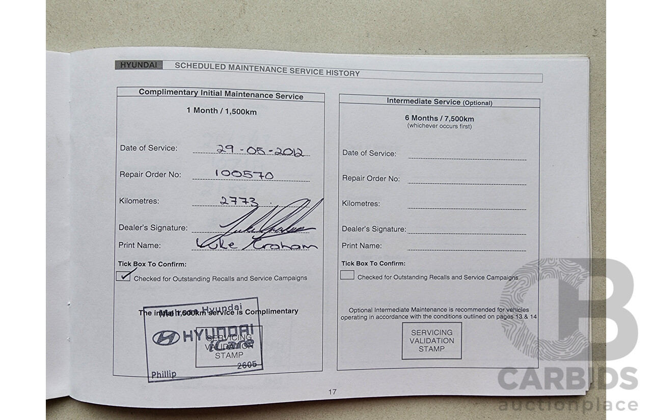 4/2012 Hyundai Imax  TQ MY11 4d Wagon Grey 2.5L