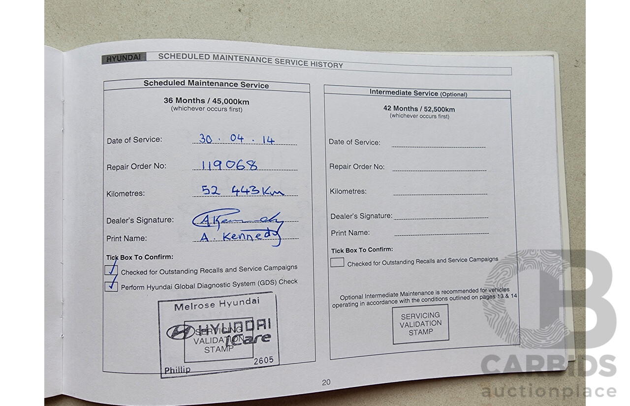 4/2012 Hyundai Imax  TQ MY11 4d Wagon Grey 2.5L