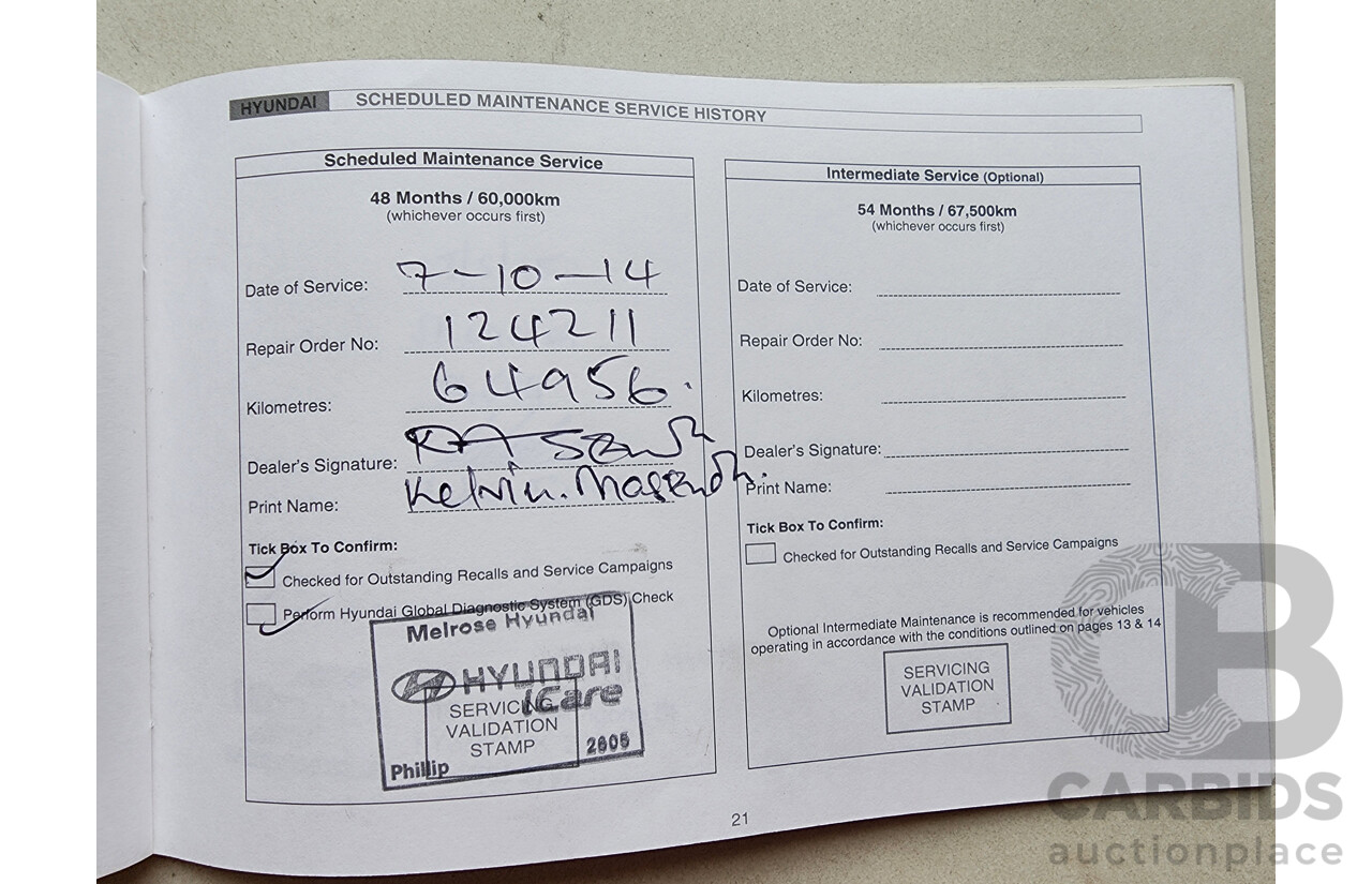 4/2012 Hyundai Imax  TQ MY11 4d Wagon Grey 2.5L