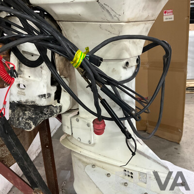 Johnson 70 Outboard Motor with Wheeled Stand