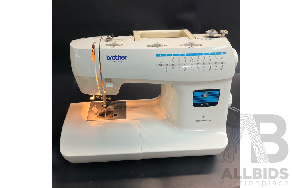 TOYOTA SL3335 Overlock & Brother Star 110 Sewing Machine - Lot of 2