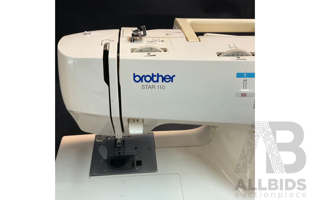 TOYOTA SL3335 Overlock & Brother Star 110 Sewing Machine - Lot of 2