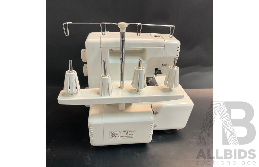 JANOME Overlock My Lock 534D Sewing Machine & My Style 16 - Lot of 2