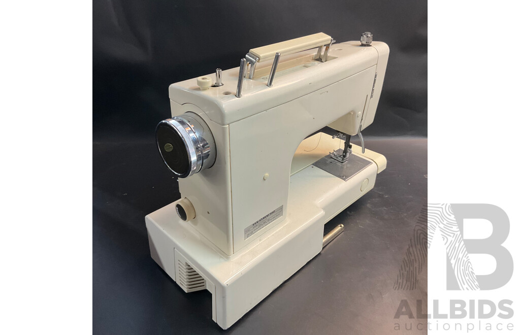 GLOBE 550 & JANOME My Lock 534D Sewing Machines - Lot of 2