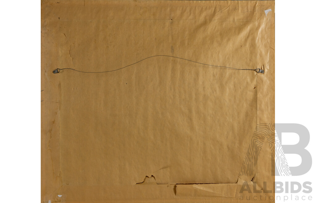 Frances Duffy (20th Century, Australian,1927-1996), Gum Trees, Wonderful Oil on Canvas, 65 x 75 cm