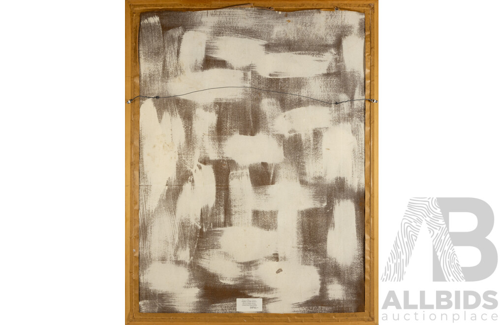 C.Kennedy, (20th Century), My Sunburnt Country, Wonderful Vintage Original Acrylic on Masonite, 126 x 98 cm (frame)