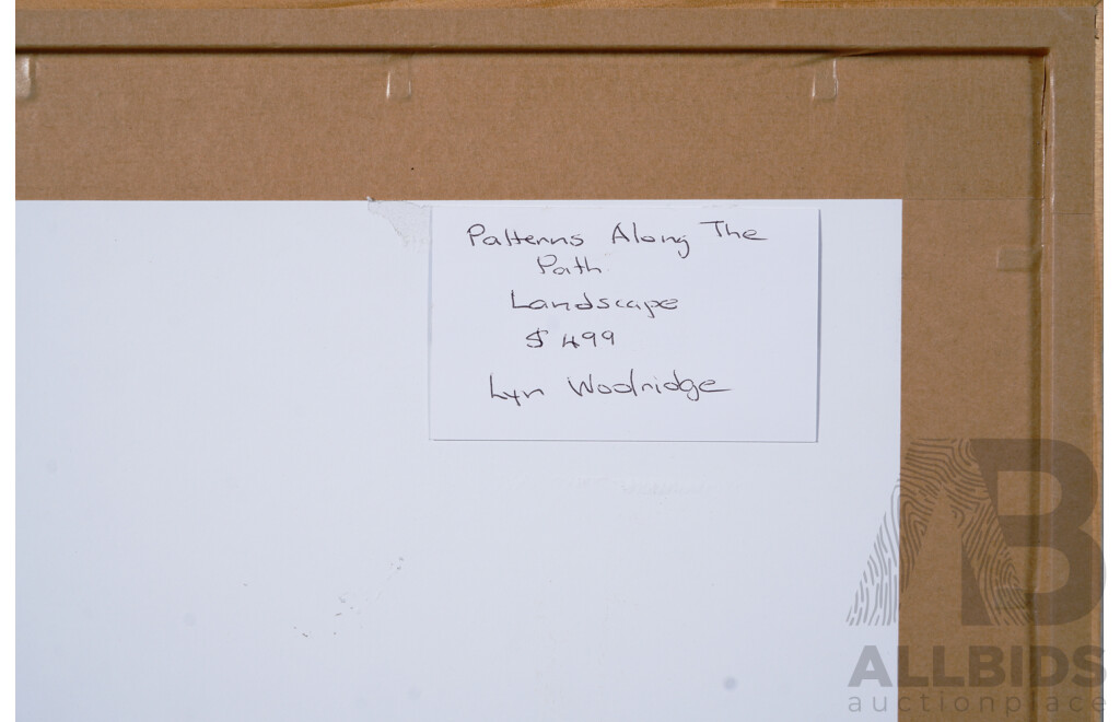 Lyn Woolridge (Contemporary, Australian), Patterns Along the Path (Landscape), Pastel on Board, 65 X 51 Cm (Frame)