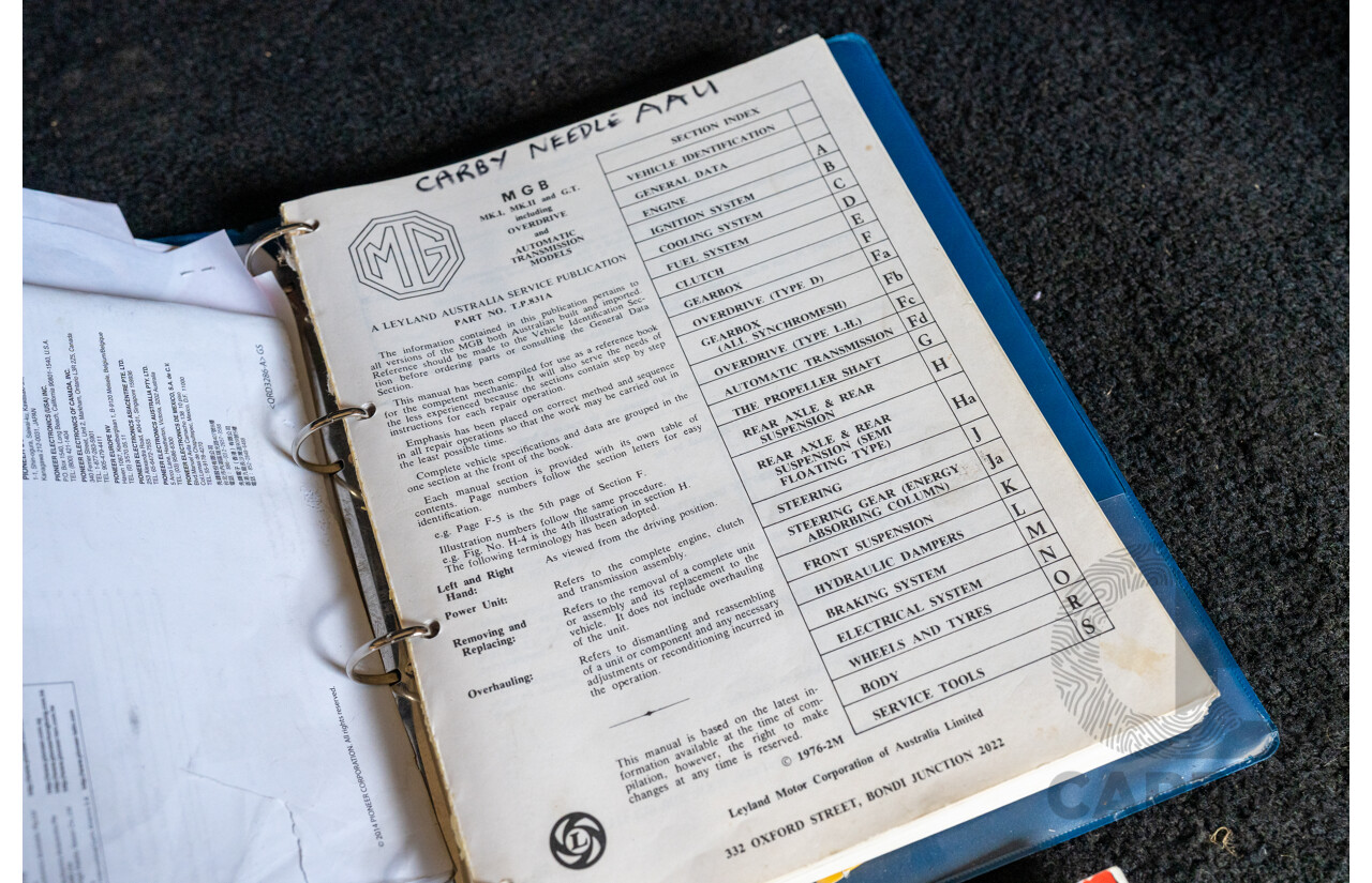 1/1968 M.G. MGB GT 2d Coupe Mineral Blue 1.8L