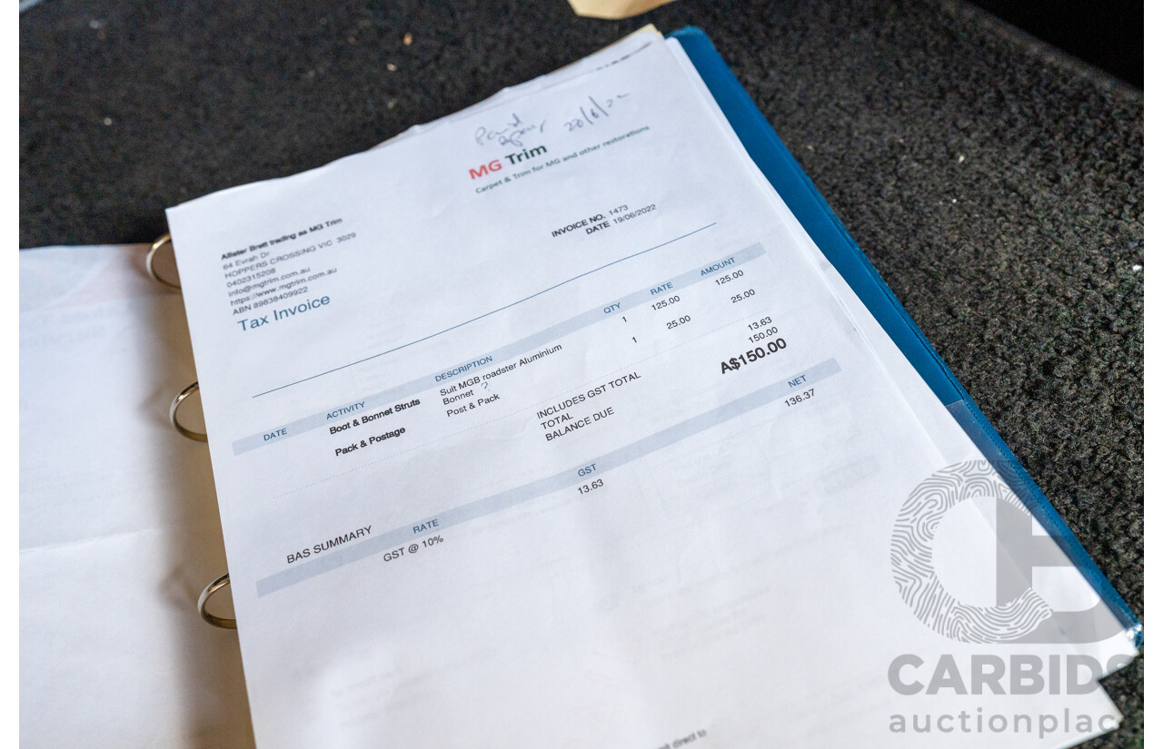 1/1968 M.G. MGB GT 2d Coupe Mineral Blue 1.8L