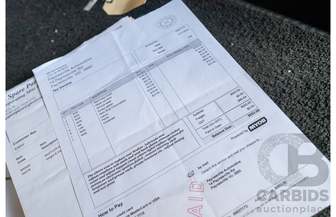 1/1968 M.G. MGB GT 2d Coupe Mineral Blue 1.8L