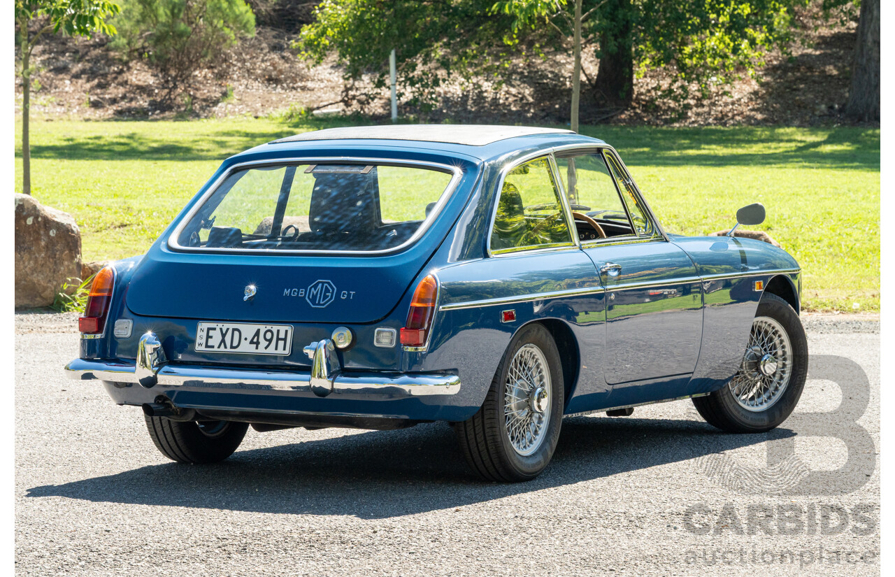1/1968 M.G. MGB GT 2d Coupe Mineral Blue 1.8L