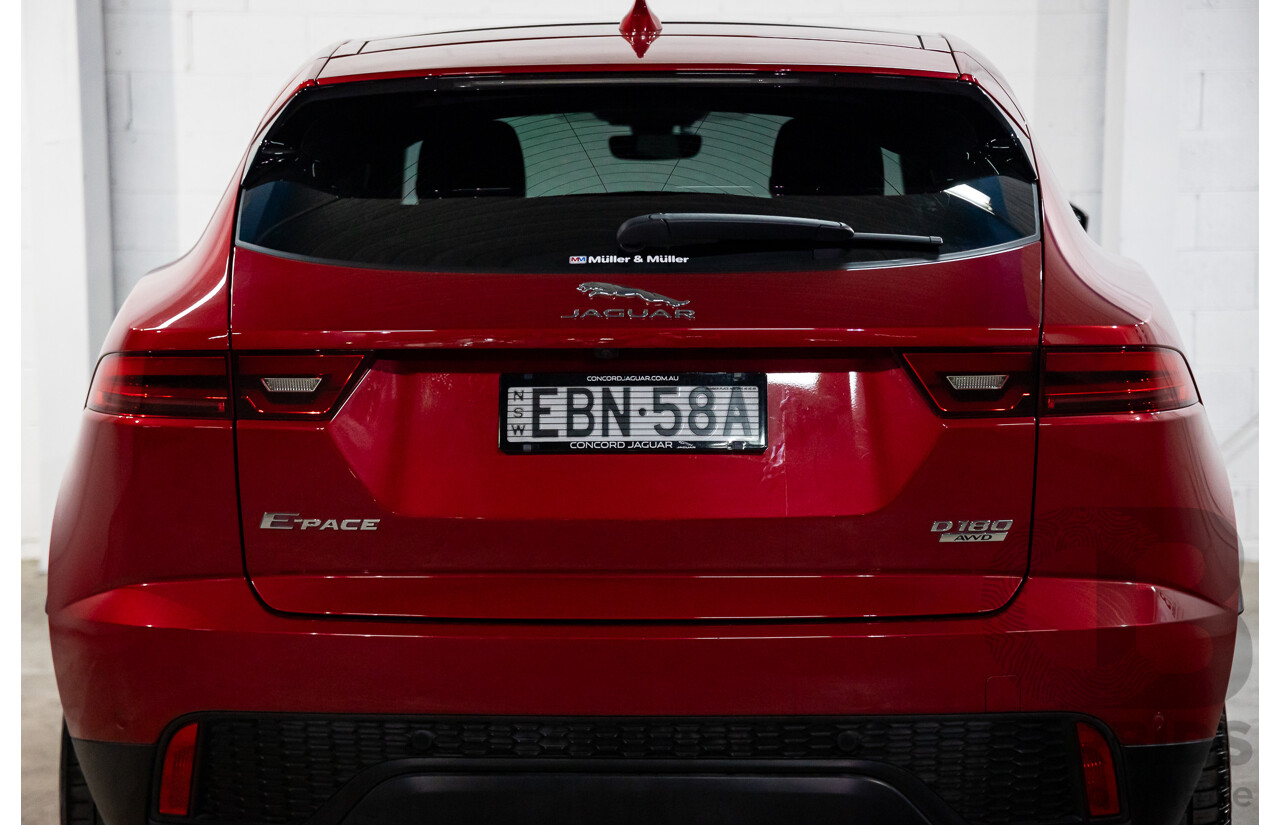04/2019 Jaguar E-Pace D180 SE (AWD 132kW) X540 MY19 4d Wagon Italian Racing Red Metallic Turbo Diesel 2.0L