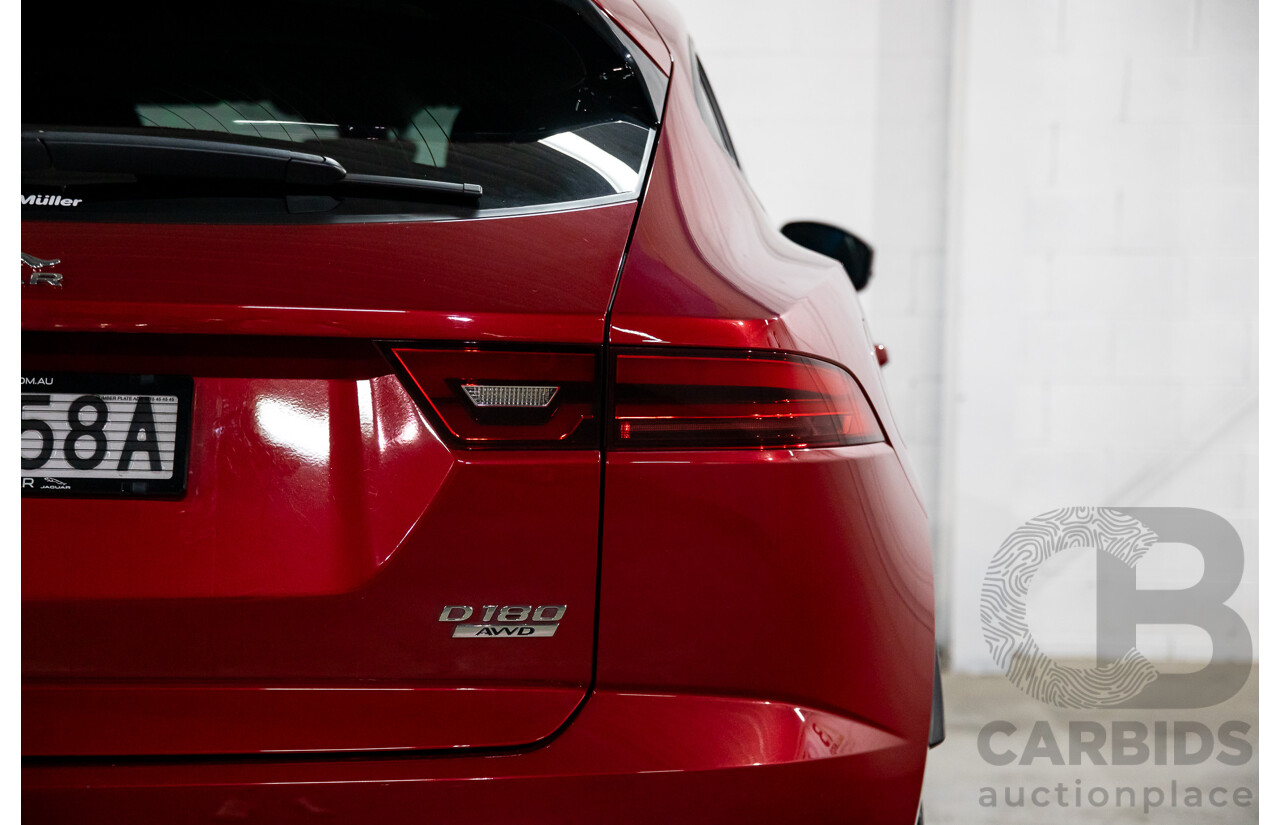 04/2019 Jaguar E-Pace D180 SE (AWD 132kW) X540 MY19 4d Wagon Italian Racing Red Metallic Turbo Diesel 2.0L