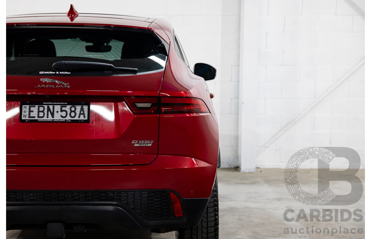 04/2019 Jaguar E-Pace D180 SE (AWD 132kW) X540 MY19 4d Wagon Italian Racing Red Metallic Turbo Diesel 2.0L