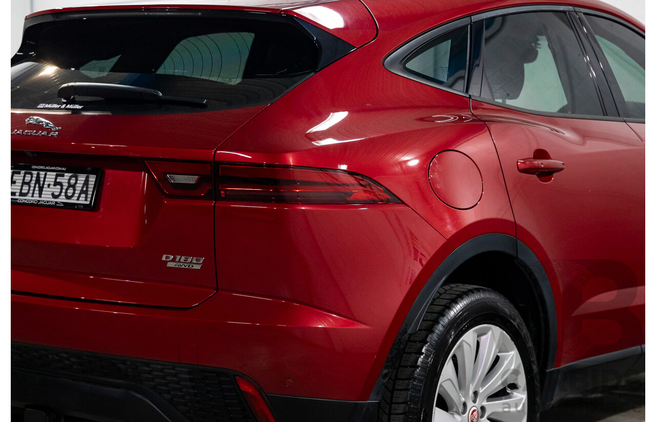 04/2019 Jaguar E-Pace D180 SE (AWD 132kW) X540 MY19 4d Wagon Italian Racing Red Metallic Turbo Diesel 2.0L