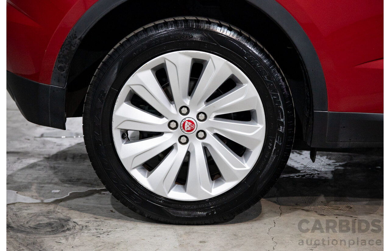 04/2019 Jaguar E-Pace D180 SE (AWD 132kW) X540 MY19 4d Wagon Italian Racing Red Metallic Turbo Diesel 2.0L