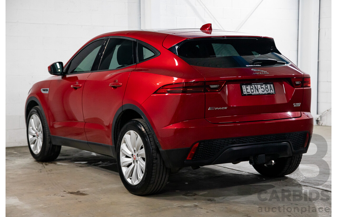 04/2019 Jaguar E-Pace D180 SE (AWD 132kW) X540 MY19 4d Wagon Italian Racing Red Metallic Turbo Diesel 2.0L