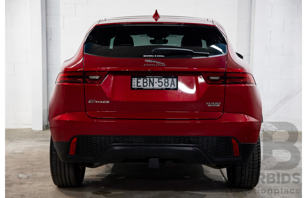 04/2019 Jaguar E-Pace D180 SE (AWD 132kW) X540 MY19 4d Wagon Italian Racing Red Metallic Turbo Diesel 2.0L