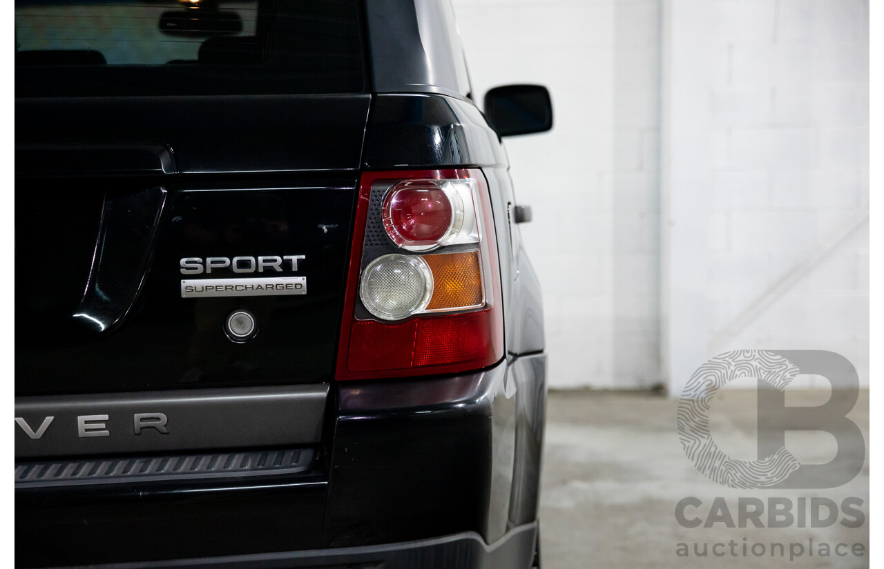 1/2005 Land Rover Range Rover Sport 4.2 S/C 4d Wagon Java Black Metallic Supercharged V8 4.2L - Personal Import 8/12