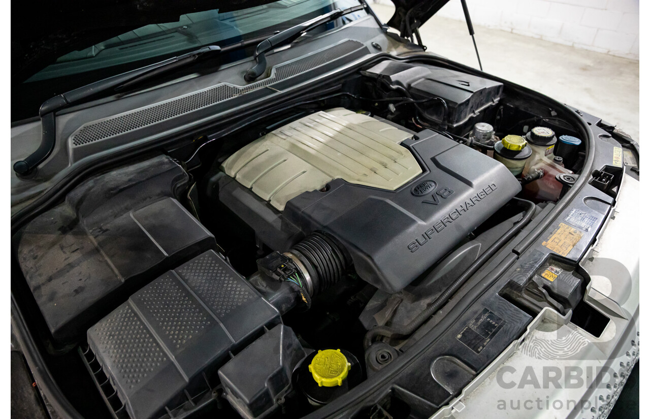 1/2005 Land Rover Range Rover Sport 4.2 S/C 4d Wagon Java Black Metallic Supercharged V8 4.2L - Personal Import 8/12