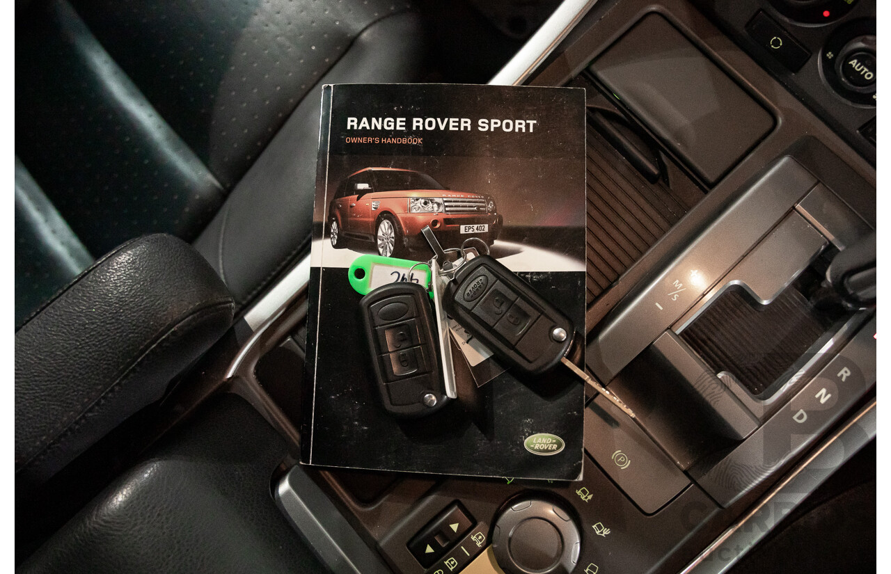1/2005 Land Rover Range Rover Sport 4.2 S/C 4d Wagon Java Black Metallic Supercharged V8 4.2L - Personal Import 8/12