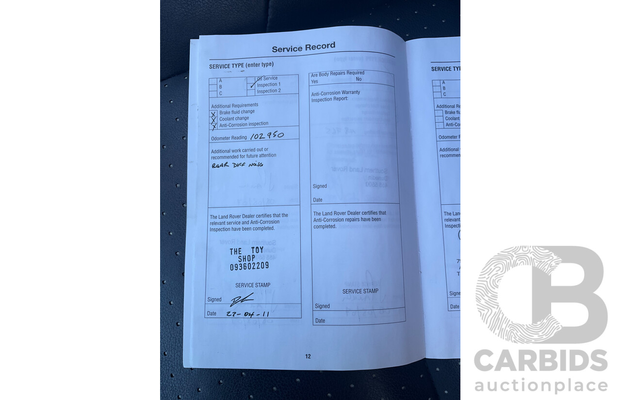 1/2005 Land Rover Range Rover Sport 4.2 S/C 4d Wagon Java Black Metallic Supercharged V8 4.2L - Personal Import 8/12