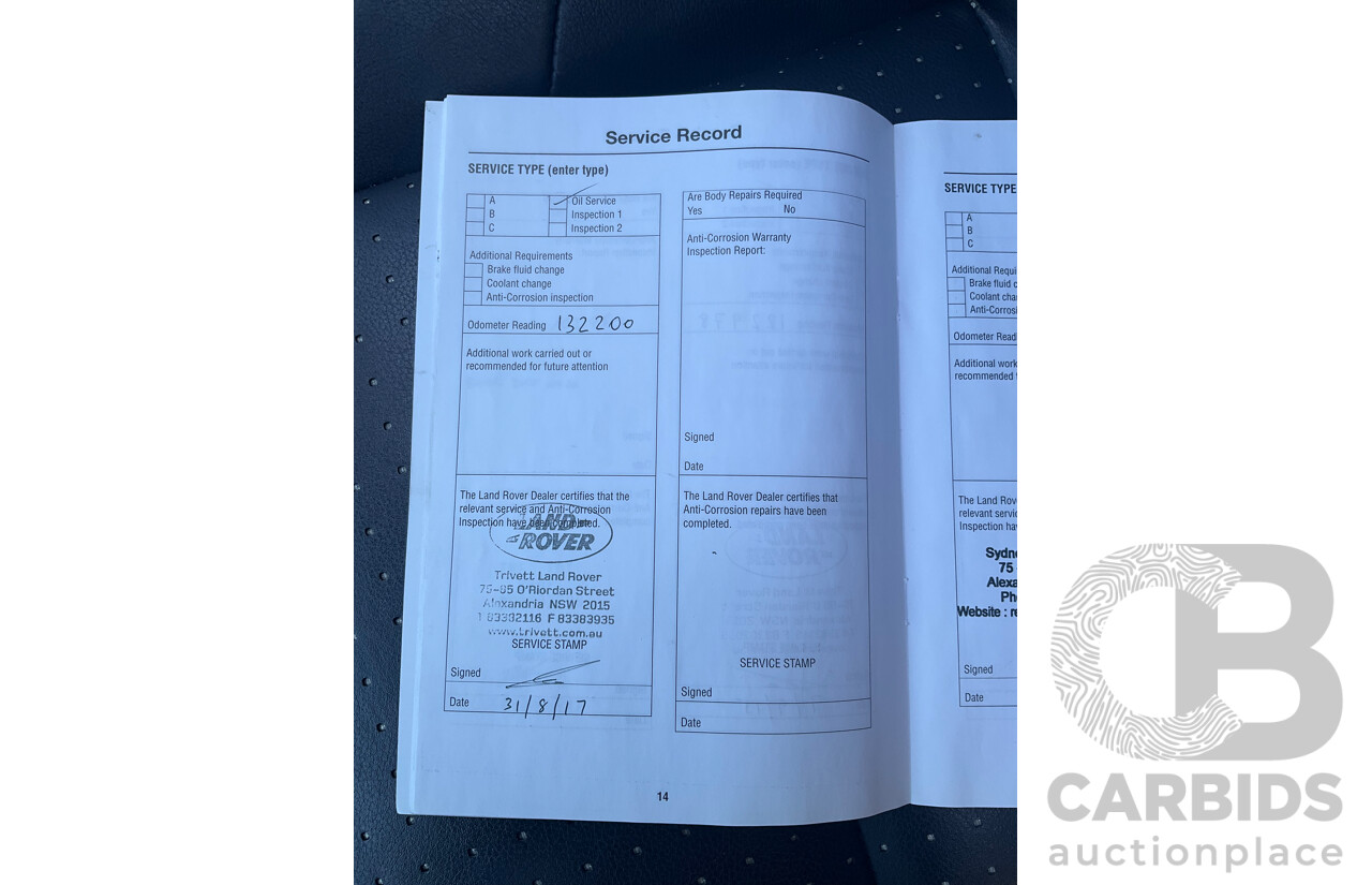 1/2005 Land Rover Range Rover Sport 4.2 S/C 4d Wagon Java Black Metallic Supercharged V8 4.2L - Personal Import 8/12