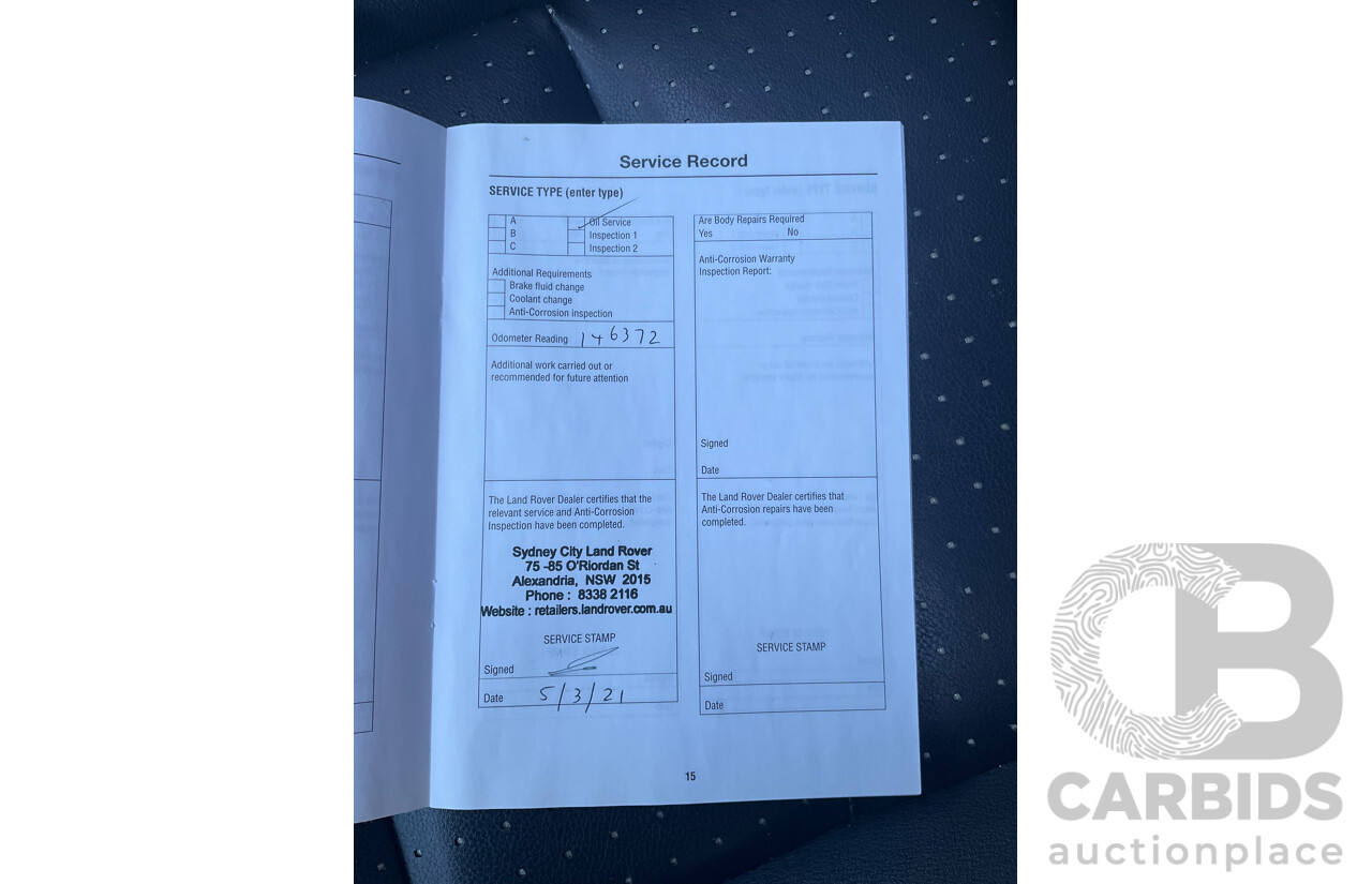 1/2005 Land Rover Range Rover Sport 4.2 S/C 4d Wagon Java Black Metallic Supercharged V8 4.2L - Personal Import 8/12