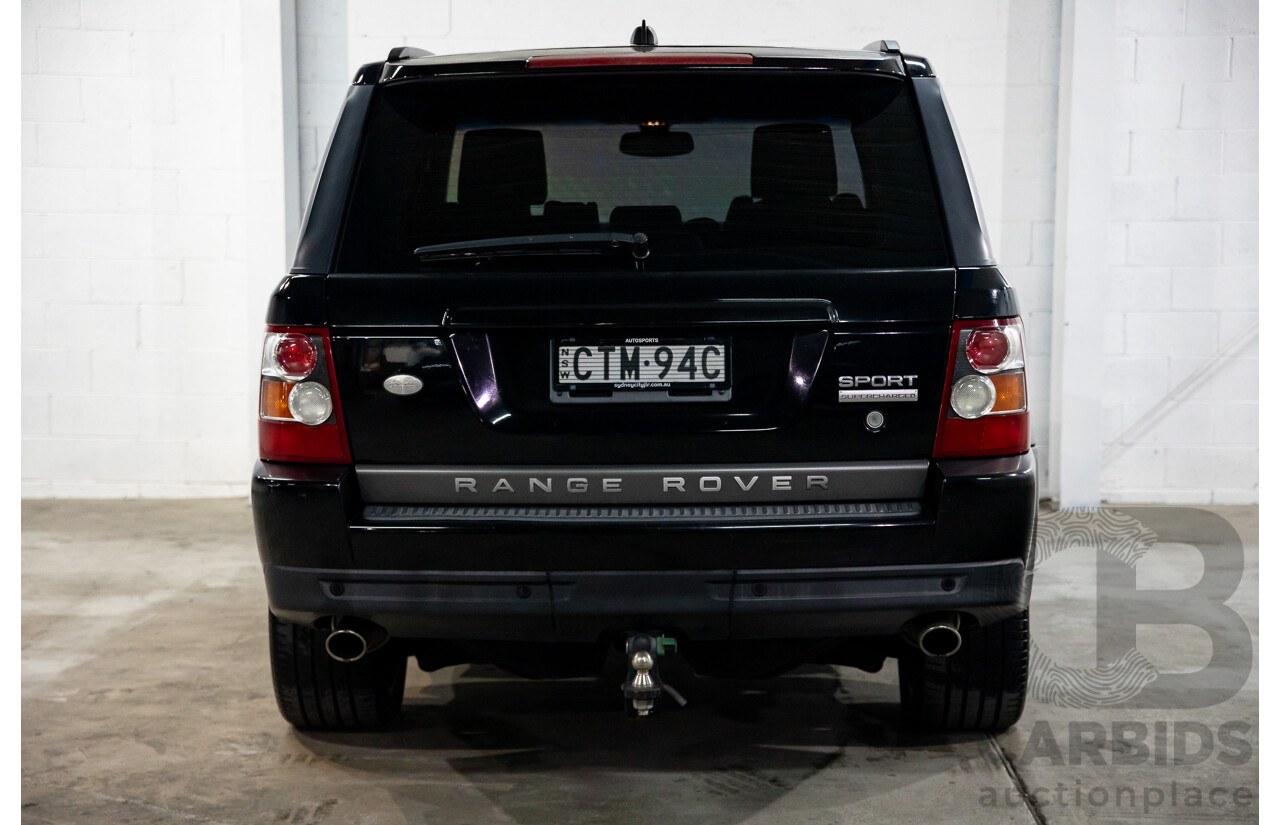 1/2005 Land Rover Range Rover Sport 4.2 S/C 4d Wagon Java Black Metallic Supercharged V8 4.2L - Personal Import 8/12