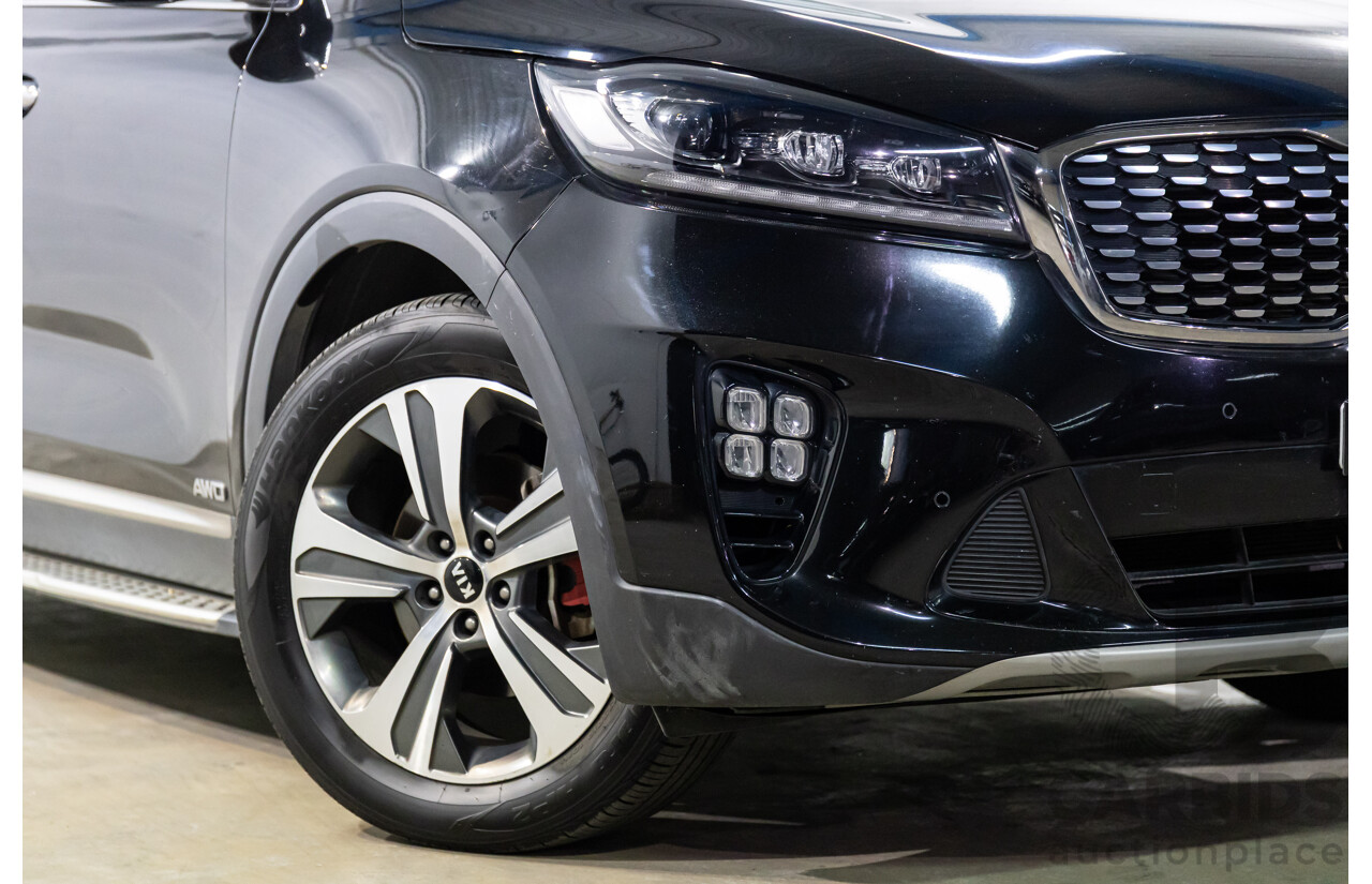 03/2018 Kia Sorento GT-Line (4x4) UM MY18 4d Wagon Aurora Black Pearl Turbo Diesel 2.2L