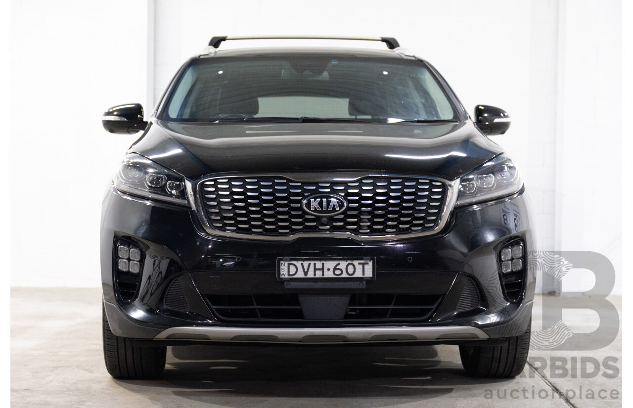 03/2018 Kia Sorento GT-Line (4x4) UM MY18 4d Wagon Aurora Black Pearl Turbo Diesel 2.2L