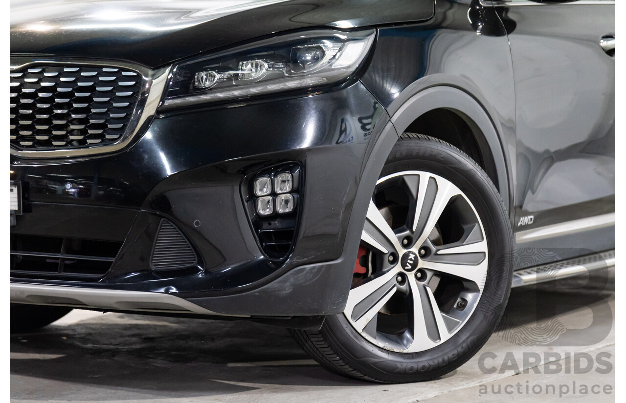 03/2018 Kia Sorento GT-Line (4x4) UM MY18 4d Wagon Aurora Black Pearl Turbo Diesel 2.2L