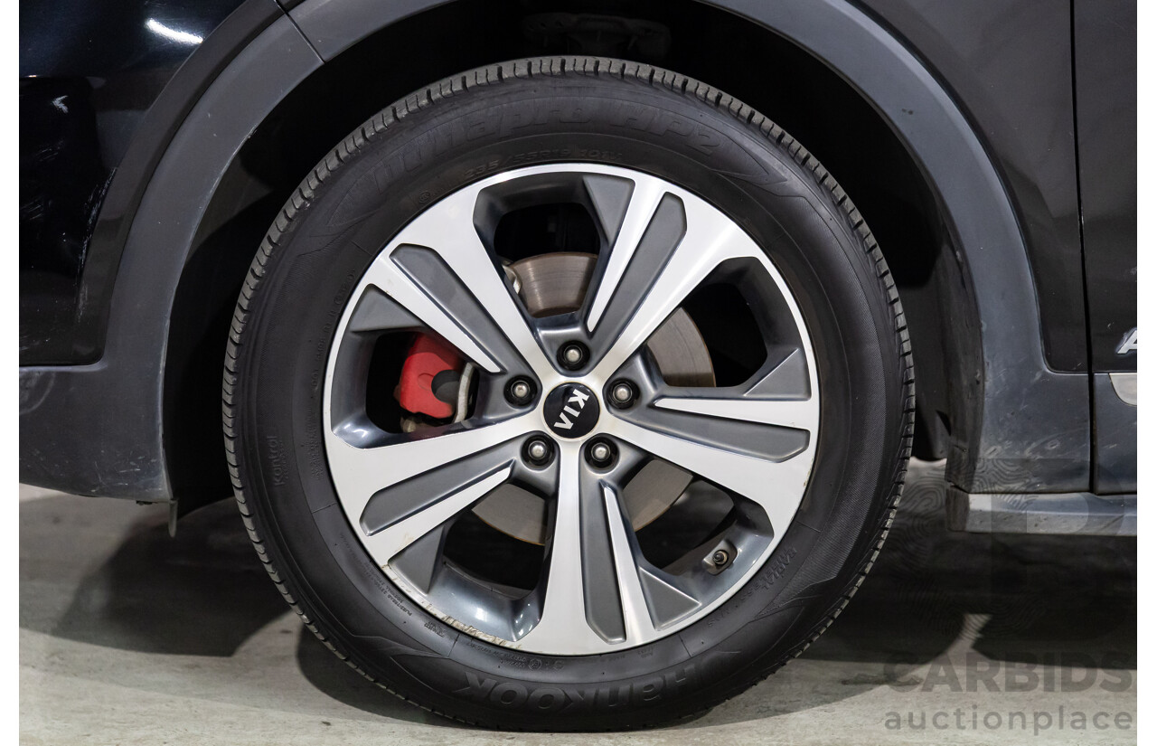 03/2018 Kia Sorento GT-Line (4x4) UM MY18 4d Wagon Aurora Black Pearl Turbo Diesel 2.2L