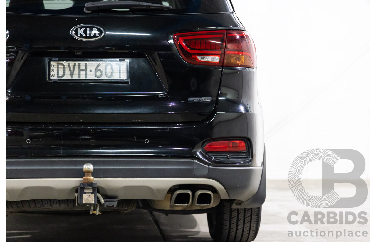 03/2018 Kia Sorento GT-Line (4x4) UM MY18 4d Wagon Aurora Black Pearl Turbo Diesel 2.2L