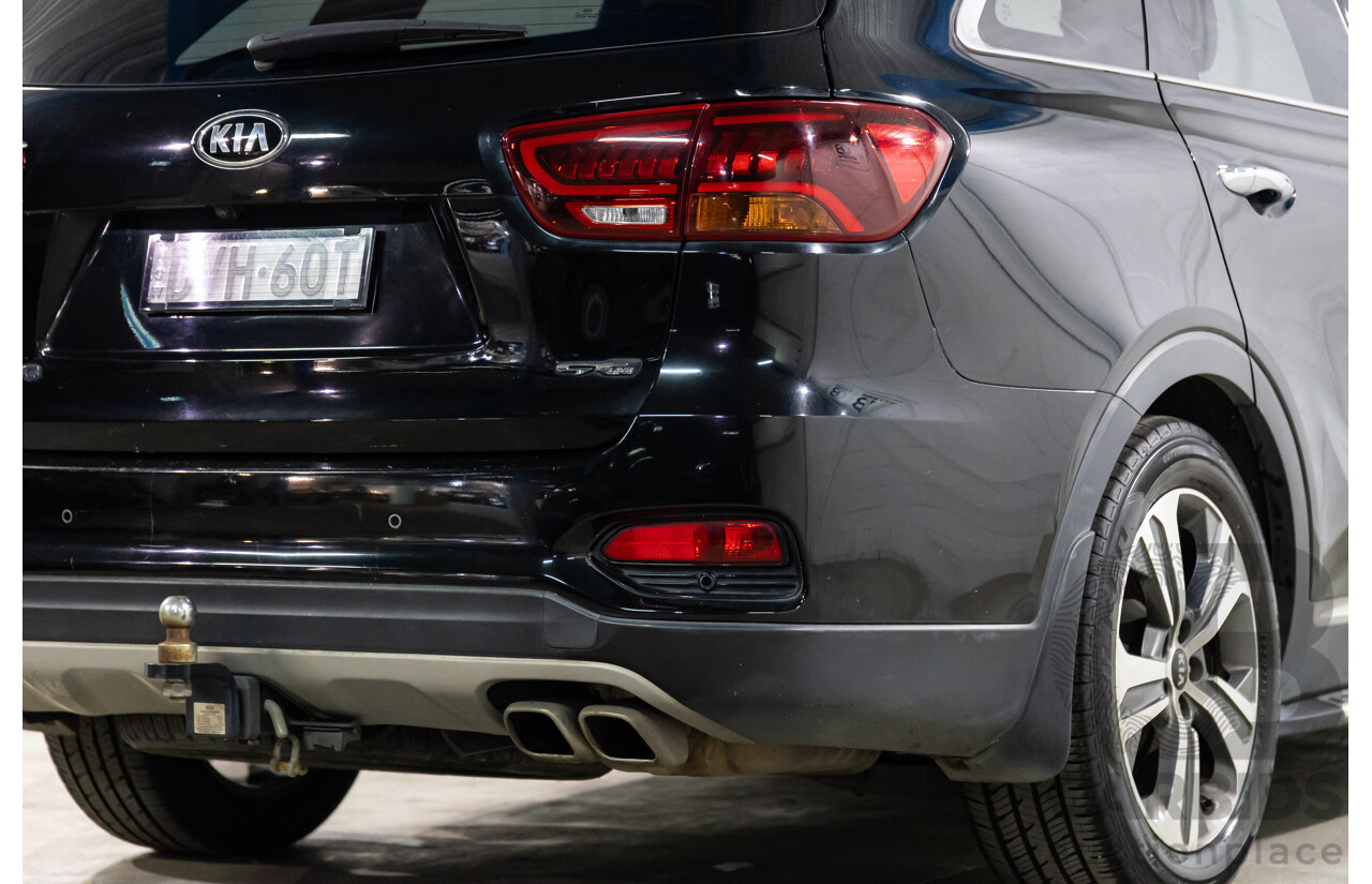 03/2018 Kia Sorento GT-Line (4x4) UM MY18 4d Wagon Aurora Black Pearl Turbo Diesel 2.2L