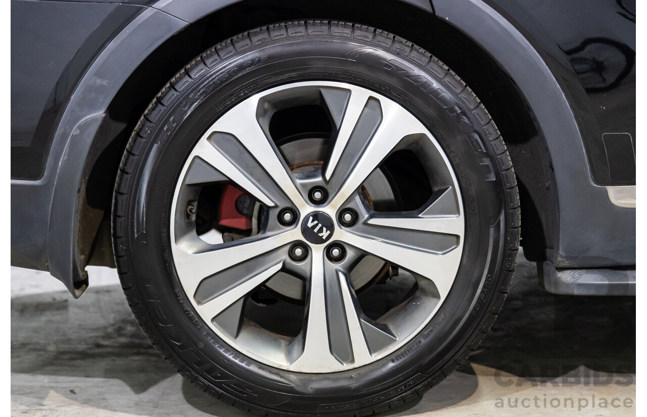 03/2018 Kia Sorento GT-Line (4x4) UM MY18 4d Wagon Aurora Black Pearl Turbo Diesel 2.2L