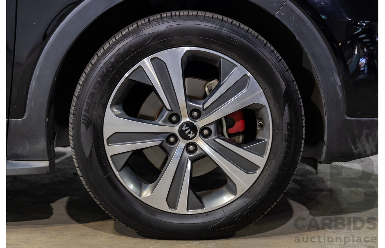 03/2018 Kia Sorento GT-Line (4x4) UM MY18 4d Wagon Aurora Black Pearl Turbo Diesel 2.2L