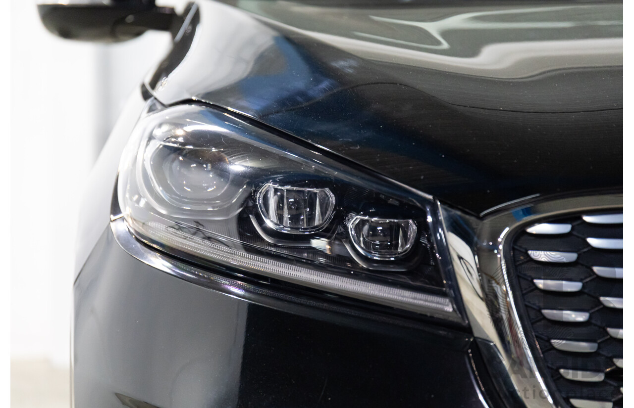 03/2018 Kia Sorento GT-Line (4x4) UM MY18 4d Wagon Aurora Black Pearl Turbo Diesel 2.2L