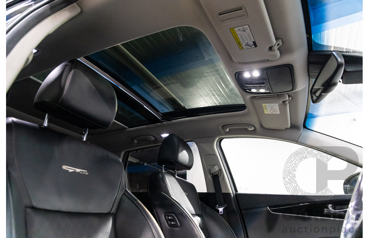 03/2018 Kia Sorento GT-Line (4x4) UM MY18 4d Wagon Aurora Black Pearl Turbo Diesel 2.2L