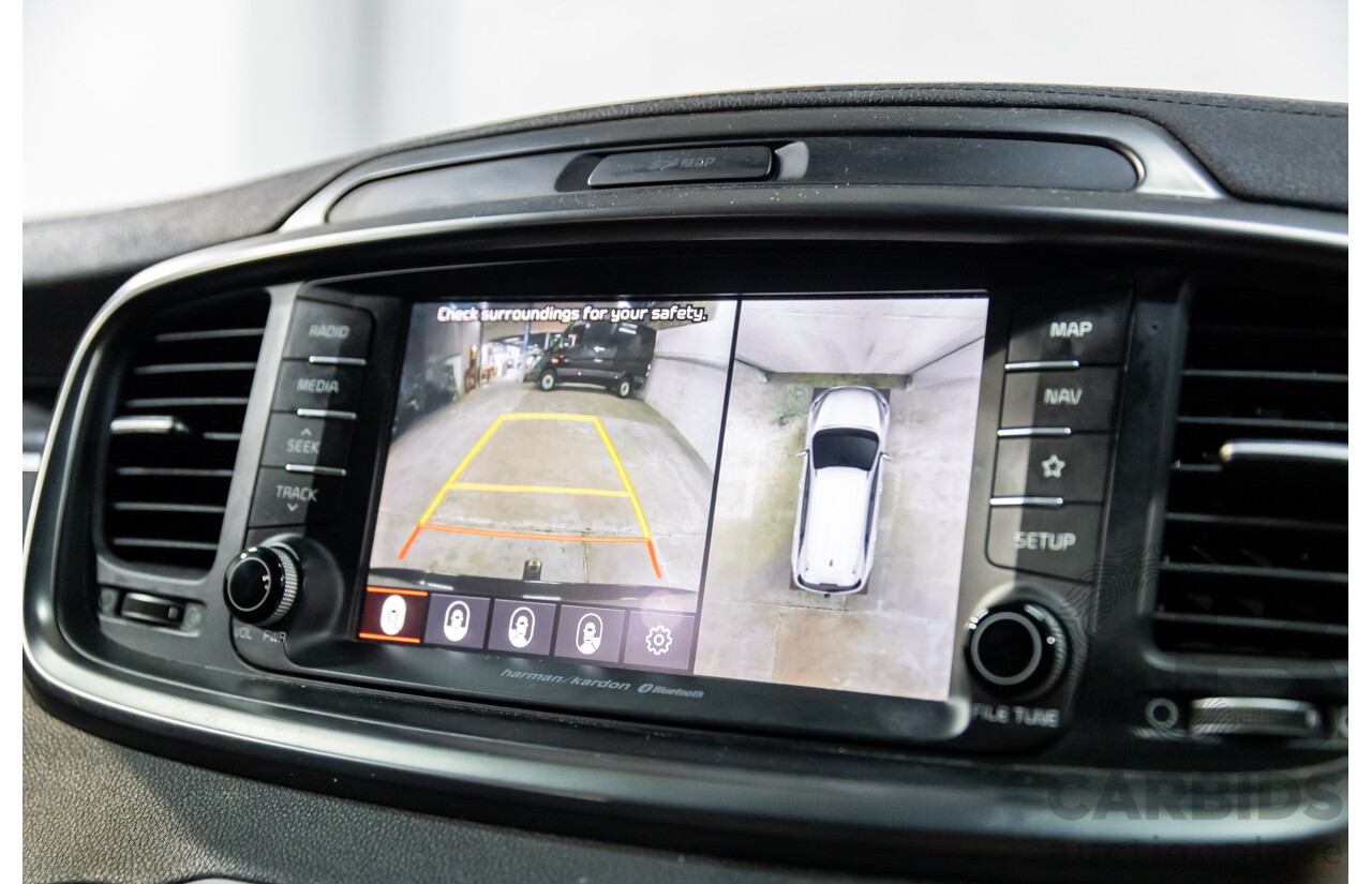 03/2018 Kia Sorento GT-Line (4x4) UM MY18 4d Wagon Aurora Black Pearl Turbo Diesel 2.2L