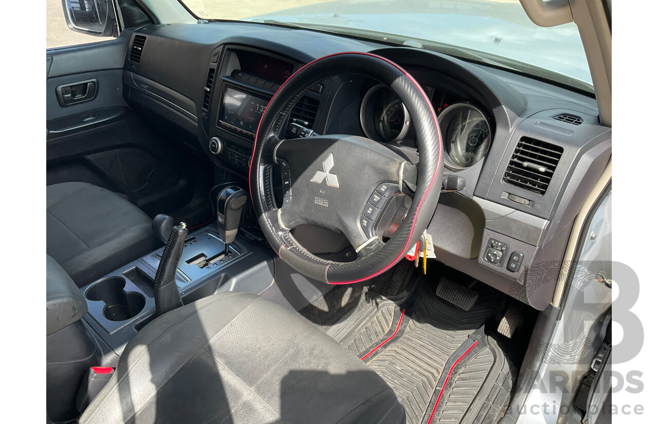 6/2009 Mitsubishi Pajero GLS LWB (4x4) NT 4d Wagon Silver Turbo Diesel 3.2L - 7 Seater