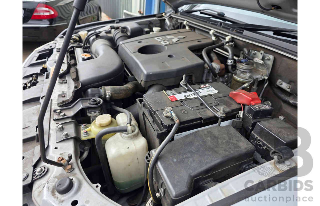 6/2009 Mitsubishi Pajero GLS LWB (4x4) NT 4d Wagon Silver Turbo Diesel 3.2L - 7 Seater