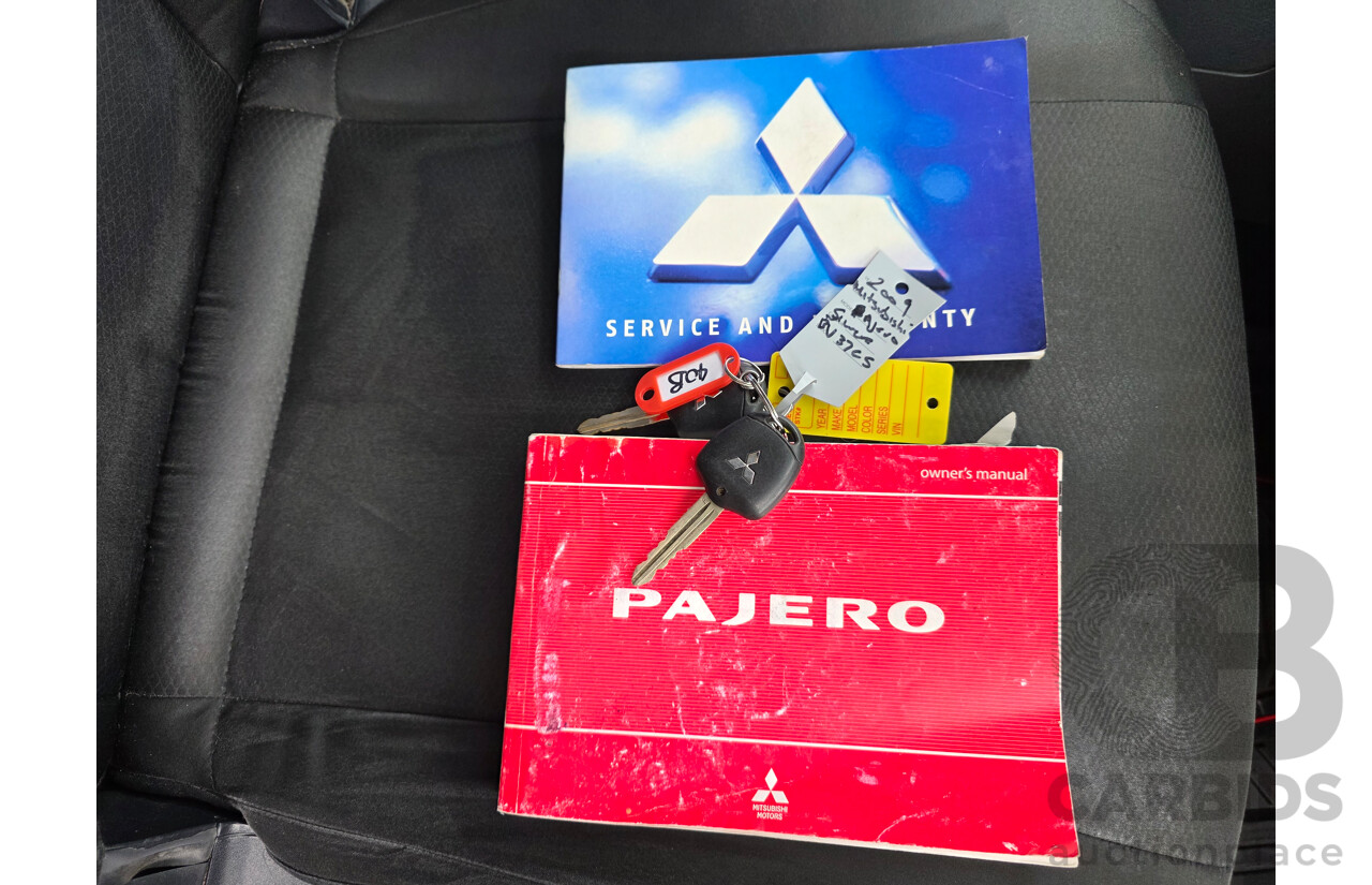 6/2009 Mitsubishi Pajero GLS LWB (4x4) NT 4d Wagon Silver Turbo Diesel 3.2L - 7 Seater