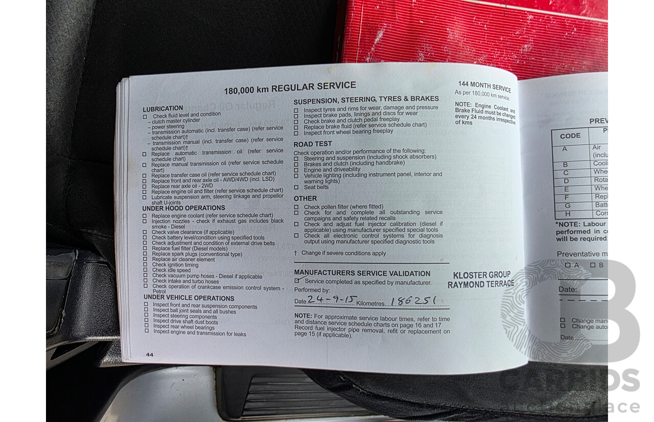 6/2009 Mitsubishi Pajero GLS LWB (4x4) NT 4d Wagon Silver Turbo Diesel 3.2L - 7 Seater