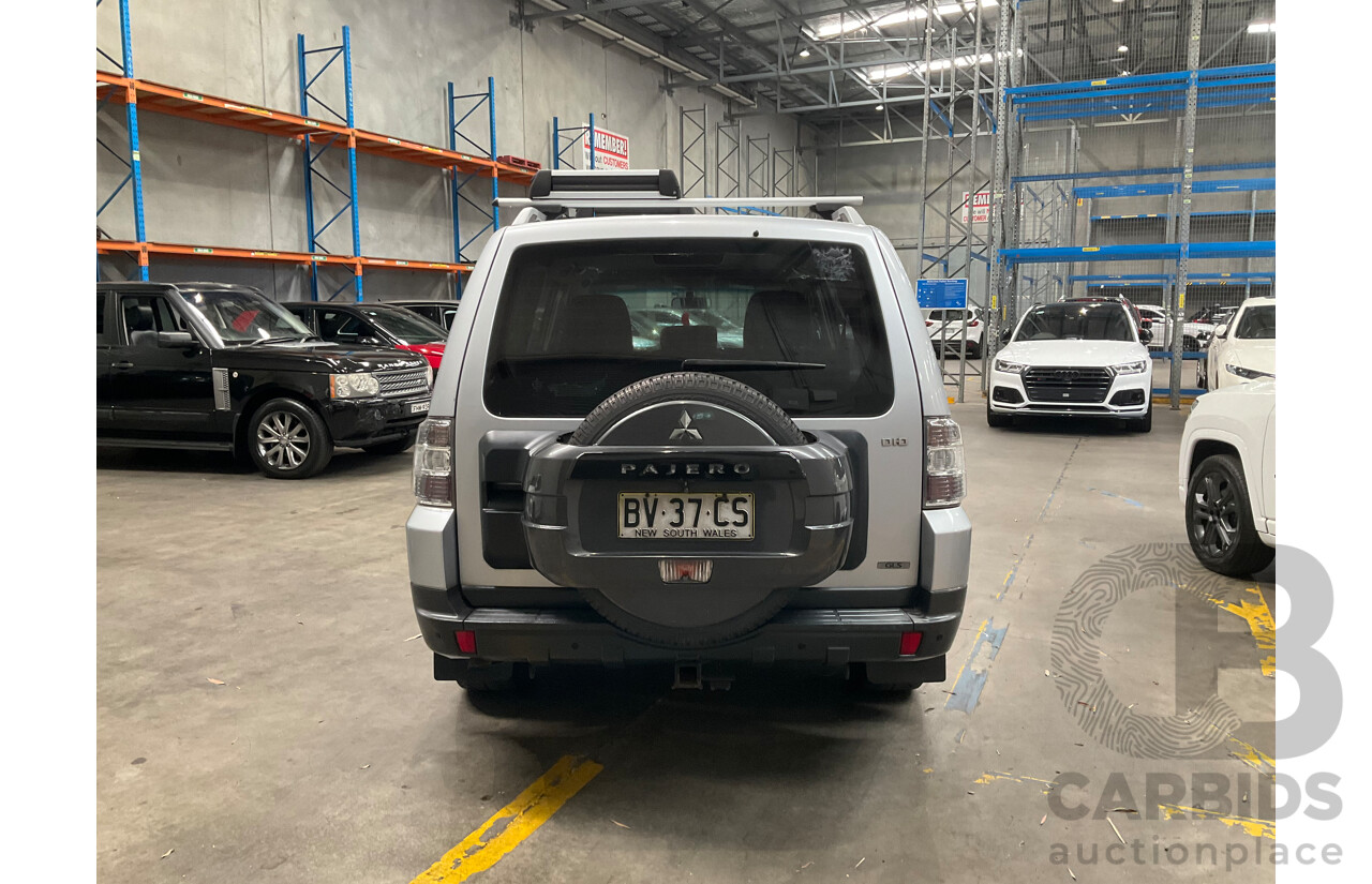 6/2009 Mitsubishi Pajero GLS LWB (4x4) NT 4d Wagon Silver Turbo Diesel 3.2L - 7 Seater