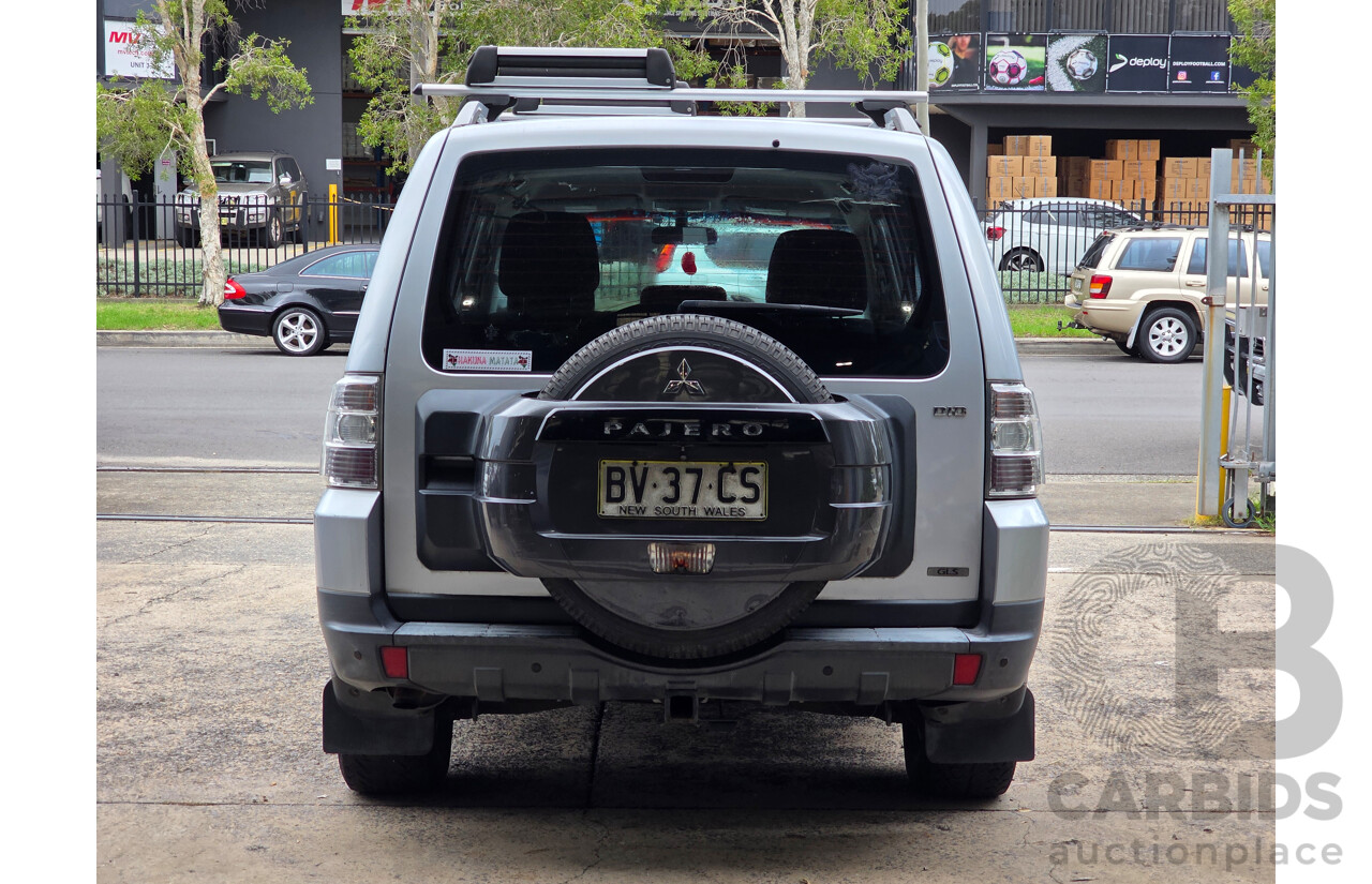 6/2009 Mitsubishi Pajero GLS LWB (4x4) NT 4d Wagon Silver Turbo Diesel 3.2L - 7 Seats