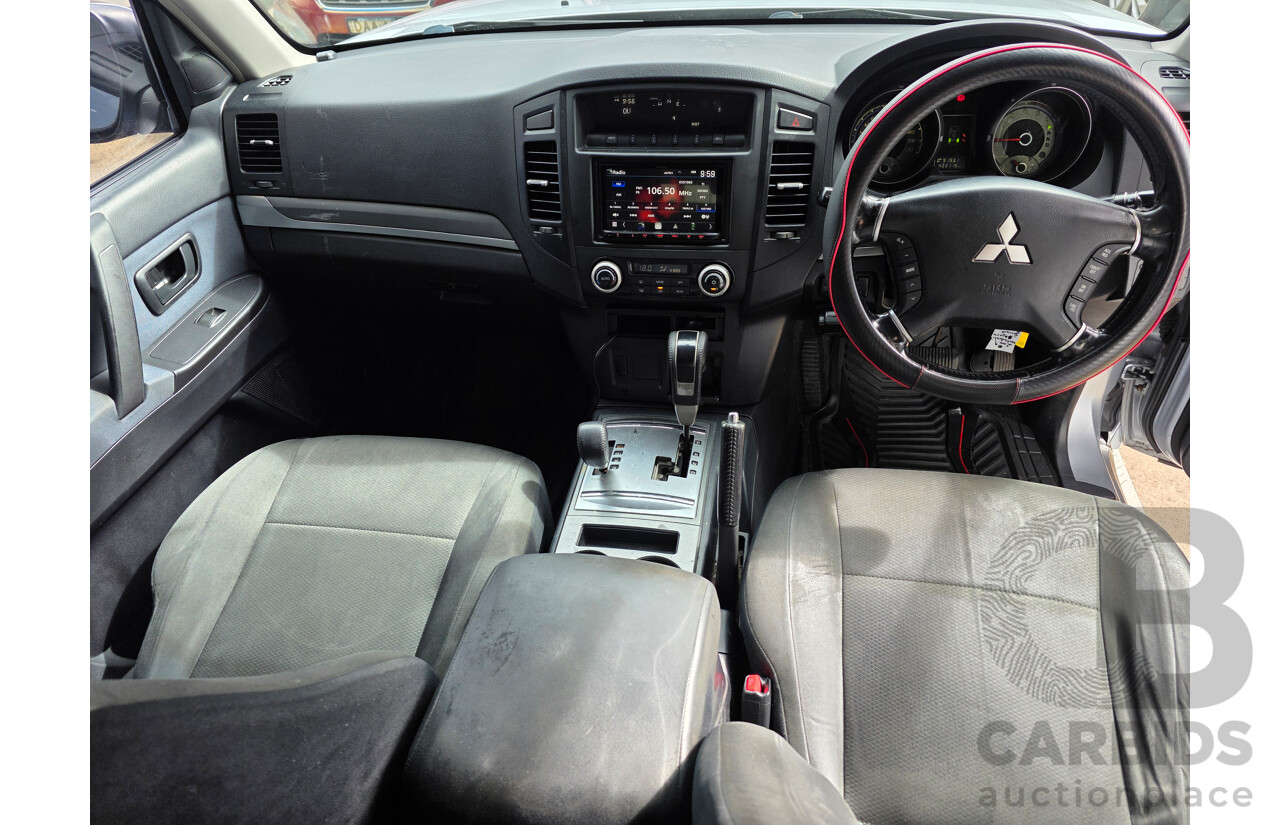 6/2009 Mitsubishi Pajero GLS LWB (4x4) NT 4d Wagon Silver Turbo Diesel 3.2L - 7 Seats