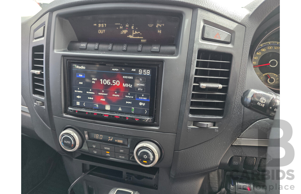 6/2009 Mitsubishi Pajero GLS LWB (4x4) NT 4d Wagon Silver Turbo Diesel 3.2L - 7 Seats