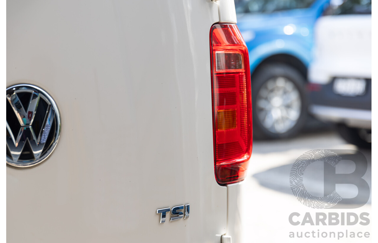 04/2017 Volkswagen Caddy TSI160 Runner (FWD) 2K MY17.5 3d Van Candy White Turbo 1.2L