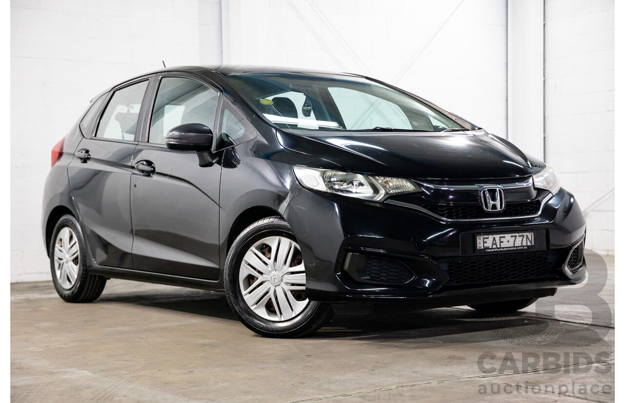 02/2019 Honda Jazz VTi (FWD) GK MY19 5D Hatchback Black 1.5L